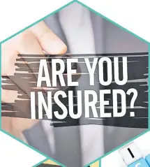  ?? Left: Insurance offers security, covering loved ones, and recovering losses in the event of damage, illness, or death. Picture: GGF.ORG.UK ??