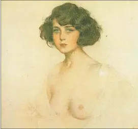  ?? CERCLE DEL LICEU ?? Júlia, 1911; un retrato a carbón y lápiz de la colección Gadea