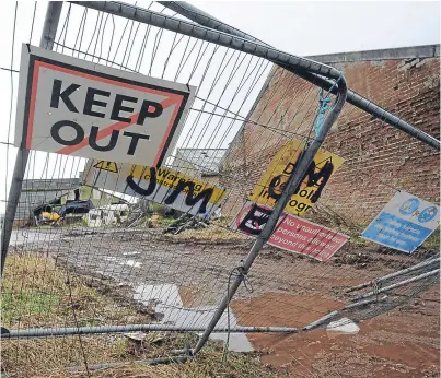  ?? Picture: Kim Cessford. ?? The derelict piggery will now be given a new lease of life.