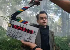  ?? ?? THE BAD GUY: Rami Malek plays the villainous Safin in ‘No Time to Die.’