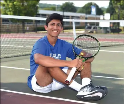  ?? PETE BANNAN — MEDIANEWS GROUP ?? Great Valley’s Sameer Gangoli is the Daily Local News All-Area Boys Tennis Player of the Year.
