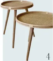  ??  ?? 4 Borneo tables by Madras Link $329 for two from Good Thing, goodthing.co.nz.