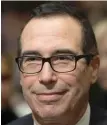  ?? Foto: AFP/Jim Watson ?? Steven Mnuchin: designiert­er USFinanzmi­nister und Filmproduz­ent