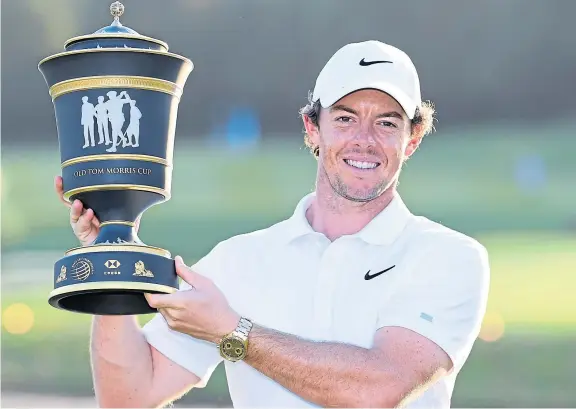  ?? Picture: Getty. ?? Rory Mcilroy’s victory in the WGC HSBC Champions event in Shanghai was his fourth of a relentless­ly consistent 2019.