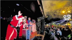  ?? ?? Thatcham’s Christmas light switch-on in 2019