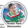  ??  ?? tohs Hooker Peter alker, Mamouzelos.