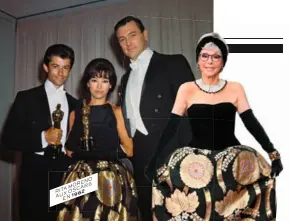  ??  ?? RITA MORENO AUX OSCARS EN 1962