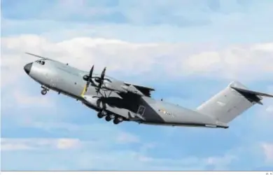  ?? D. S. ?? Un A400M del Ejército del Aire español en pleno vuelo.