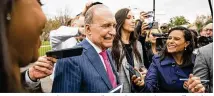  ?? DOUG MILLS / THE NEW YORK TIMES ?? Trump economic adviser Larry Kudlow said proposed U.S. tariffs might not be implemente­d and that they were mainly aimed at sending China a message.