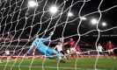  ?? Forest. Photograph: Tim Goode/PA ?? Wout Weghorst scores his first Manchester United goal against Nottingham