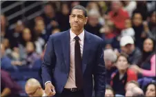  ?? Jessica Hill / Associated Press ?? UConn coach Kevin Ollie will serve as head coach and director of player developmen­t for the Overtime Elite program.