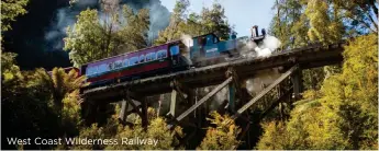  ??  ?? West Coast Wilderness Railway