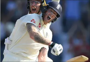  ??  ?? Ben Stokes was instrument­al in England’s one-wicket win over Australia