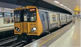  ?? CLASS 507 PRESERVATI­ON SOCIETY ?? The latest class to enter preservati­on: Merseyrail Class 507 EMU No. 507001 at Hamilton Square station on March 10.