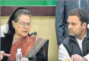  ?? SONU MEHTA/HT ARCHIVE ?? Sonia Gandhi took charge of the party in 2019 when Rahul Gandhi resigned following the Congress’s debacle in that year’s national elections.