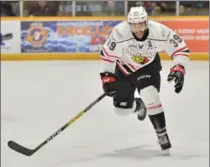  ?? TERRY WILSON, OHL IMAGES ?? Twenty-year-old forward Cordell James has picked up 14 points in nine games since joining the Owen Sound Attack.