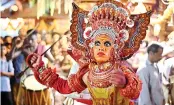  ??  ?? Theyyam is a centuries-old ritualisti­c performanc­e