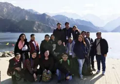  ??  ?? A delegation of Philippine students from De La Salle University, Ateneo de Manila University and University of Santo Tomas visits Beijing and Xinjiang Autonomous Region in China, Oct. 24-31, 2017.