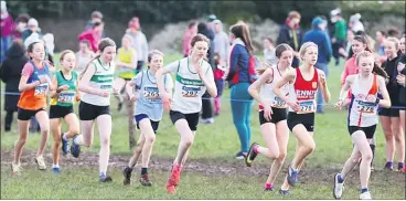  ?? ?? Leading the charge - U15 Rachel O’Flynn 6th place individual medal and Cork team gold medal winner.