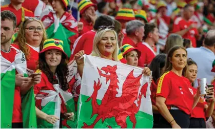  ?? Nigel Keene/ProSports/Shuttersto­ck ?? The FAW held urgent talks with Fifa after fans had multicolou­red bucket hats and other items confiscate­d against the USA. Photograph: