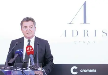  ?? GORAN STANZL/ PIXSELL ?? Ante Vlahović najveći je pojedinačn­i vlasnik i predsjedni­k Uprave Adris grupe