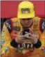  ?? CHUCK BURTON — THE ASSOCIATED PRESS ?? Kyle Busch waits in Victory Lane after winning the pole for the Coca-Cola 600 in Charlotte, N.C., Thursday.