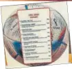  ?? ?? A FIFA menu at a restaurant