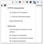  ??  ?? Install HTTPS Everywhere to encrypt all your browsing Google’s Data Saver shows you how much data you’re using as you browse the web