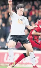  ??  ?? Ayr United striker Lawrence Shankland.