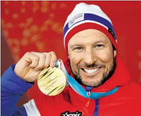  ?? BILD: SN/GEPA PICTURES ?? Endlich Abfahrtsgo­ld: Aksel Lund Svindal ist glücklich.