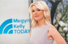  ??  ?? Megyn Kelly on NBC’s “Today.” | CHARLES SYKES/ INVISION/ AP