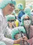  ?? FOTO: KLINIKUM ?? Für die Mini-Studenten gab es Einblicke in die Klinikwelt.