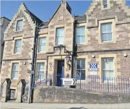  ??  ?? Current base The existing police station in Crieff’s King Street