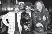  ?? COURTESY OF MARK HOWARD ?? Mark Howard, left, with bassist Daryl Johnson, Daniel Lanois and Robert Plant.