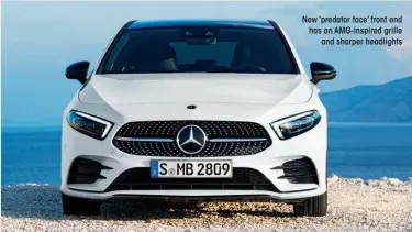  ??  ?? New ‘predator face’ front end has an Amg-inspired grille and sharper headlights