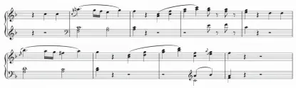  ??  ?? 谱5 莫扎特《d小调钢琴协奏曲》(K.466)节选