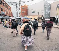  ?? /EFE ?? Hoy son las decisivas elecciones en Bolivia.