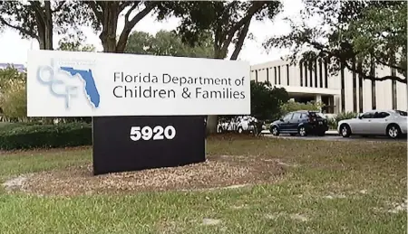  ?? ?? Florida Department of Children and Families, which delayed releasing details about Rashid Bryant’s case until ordered to by a judge..