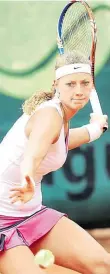  ??  ?? 2011 Petra Kvitová se na Prague Open probojoval­a až do finále, kde podlehla Slovence Magdaleně Rybárikové.