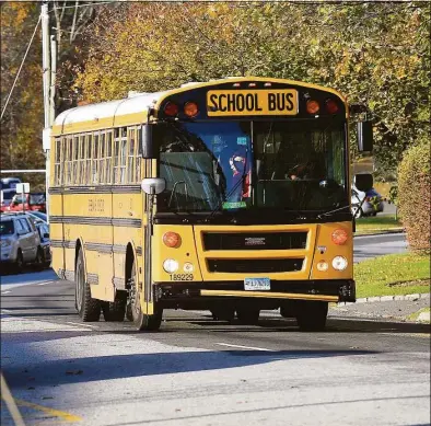  ?? Matthew Brown / Hearst Connecticu­t Media ?? Connecticu­t schools should brace for an increase in COVID-19 cases, the state Department of Public Health warned in a memo last week to local leaders.