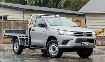  ??  ?? The Toyota Hilux was the most searched for vehicle on Trade Me in September – by quite some margin.