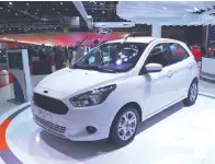  ??  ?? Ford Ka. La nueva generación llega a comienzos de 2016.