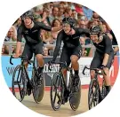  ?? ?? The New Zealand cycling team at the Commonweal­th Games has appeared tight-knit.