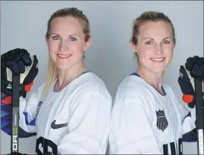  ?? GETTY IMAGES ?? Twin sisters Monique Lamoureux-Morando (left) and Jocelyne Lamoureux-Davidson, are ready to put their hockey careers on hold to start families.