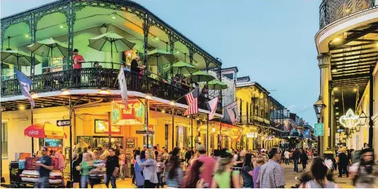  ??  ?? El French Quarter es el corazón histórico de Nueva Orleans.