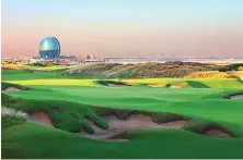  ?? ?? The 2022 Abu Dhabi HSBC Championsh­ip will be held at Yas Links.