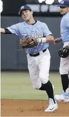  ?? GERRY BROOME/THE ASSOCIATED PRESS ?? North Carolina shortstop Logan Warmoth was taken by the Toronto Blue Jays with the 22nd overall pick in Monday’s MLB draft.