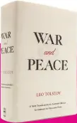  ?? ?? It took Leo Tolstoy six years to finish his novel War andPeace