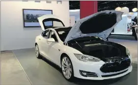  ??  ?? The Tesla Model S has room for seven and produces zero emissions. With the 85 kwh battery pack, its all-electric range is 482 kilometres.