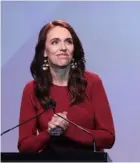  ?? AFP ?? Jacinda Ardern dio un discurso ante sus seguidores luego de ganar las elecciones.